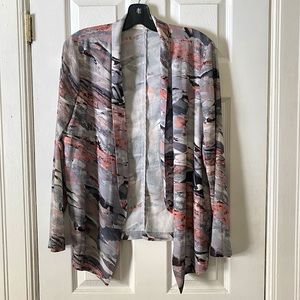 Lush Abstract Print Blazer